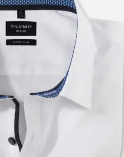 OLYMP business overhemd Super Slim Fit 077464 Marine Clearance