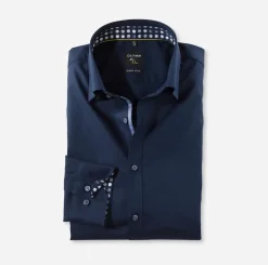 OLYMP business overhemd Super Slim Fit 251454 Marine Best