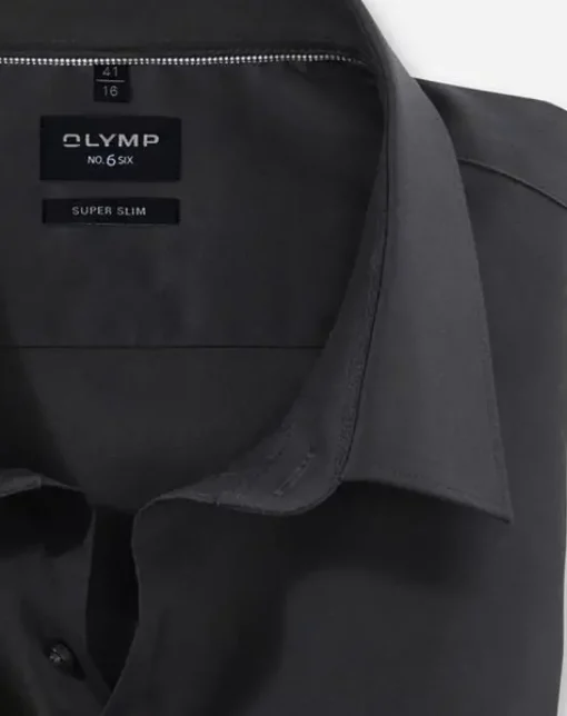 OLYMP business overhemd Super Slim Fit 046664 Zwart Online