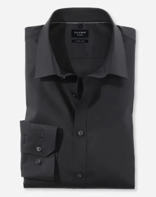 OLYMP business overhemd Super Slim Fit 046664 Zwart Online
