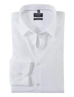 OLYMP business overhemd Super Slim Fit 046664 Wit Best