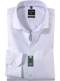 OLYMP extra lange mouw overhemd Super Slim Fit 258889 Wit Clearance