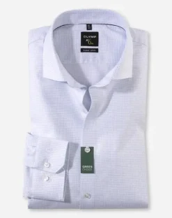 OLYMP extra lange mouw overhemd Super Slim Fit 258889 Wit Clearance