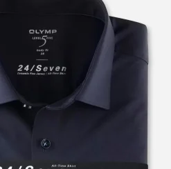 OLYMP extra lange mouw overhemd 200869 Marine Discount