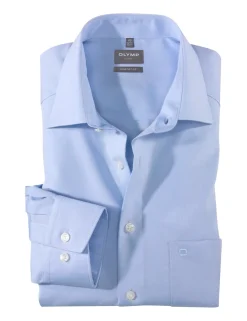 OLYMP extra lange mouw overhemd 513169 Licht Blauw Best