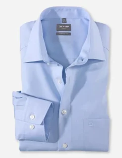 OLYMP extra lange mouw overhemd 513169 Licht Blauw Best