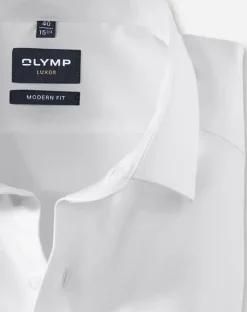 OLYMP extra lange mouw overhemd 074569 Wit Online