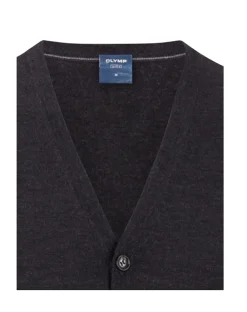 OLYMP gilet 015055 Donker grijs Fashion