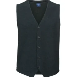 OLYMP gilet Modern Fit 537148 Olijf groen Sale