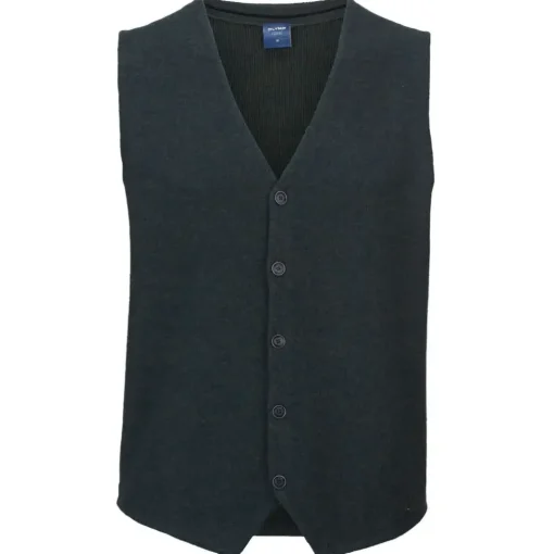 OLYMP gilet Modern Fit 537148 Olijf groen Sale