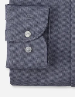 OLYMP jersey overhemd Body fit 208964 Marine Sale