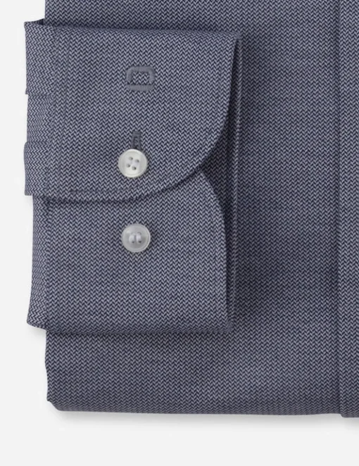 OLYMP jersey overhemd Body fit 208964 Marine Sale