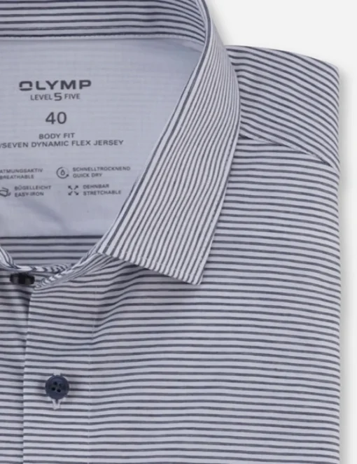 OLYMP jersey overhemd Body fit 210554 Marine New