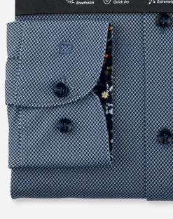 OLYMP jersey overhemd Body fit 201474 Marine Sale
