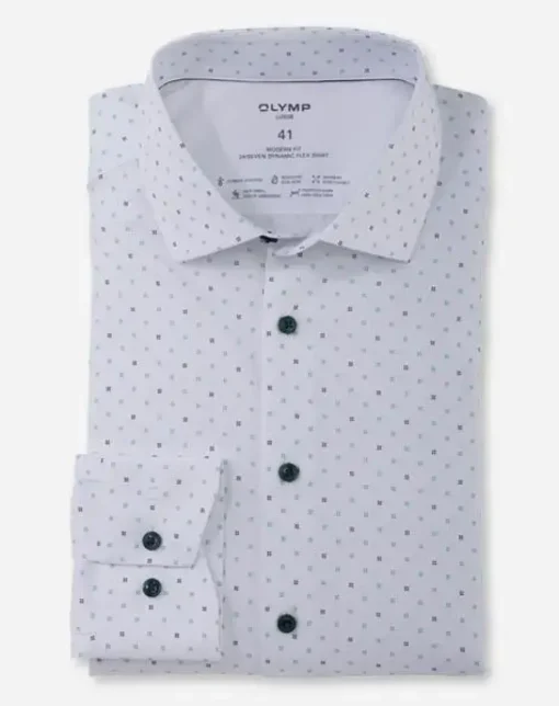 OLYMP jersey overhemd Modern Fit 125054 Multicolor Sale