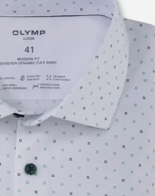 OLYMP jersey overhemd Modern Fit 125054 Multicolor Sale