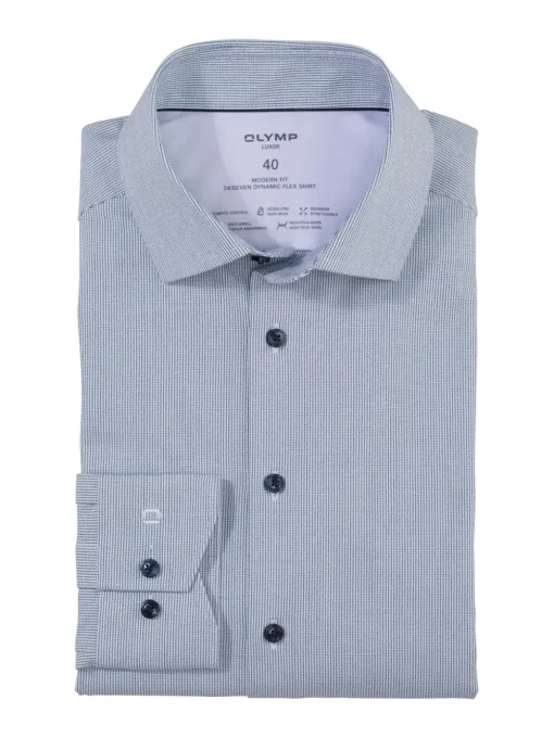 OLYMP jersey overhemd Modern Fit 126654 Multicolor Discount