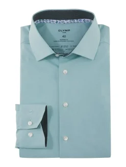 OLYMP jersey overhemd Modern Fit 124654 Groen Discount
