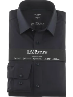 OLYMP jersey overhemd Modern Fit 120264 Marine Sale