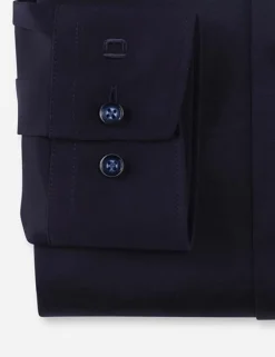 OLYMP jersey overhemd Modern Fit 120264 Marine Sale
