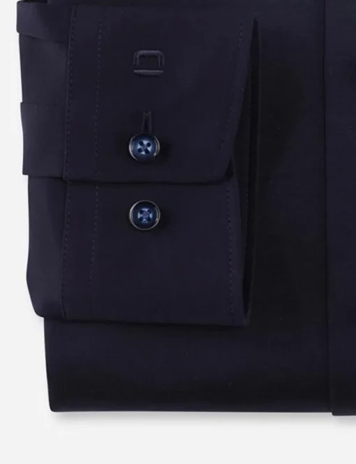 OLYMP jersey overhemd Modern Fit 120264 Marine Sale