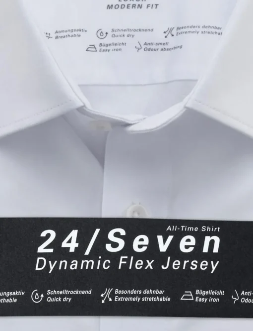 OLYMP jersey overhemd Modern Fit 120264 Wit New
