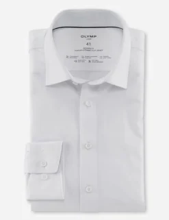OLYMP jersey overhemd Modern Fit 120264 Wit New