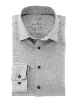 OLYMP jersey overhemd Modern Fit 120264 Grijs Best