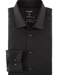 OLYMP jersey overhemd Modern Fit 120264 Zwart Best