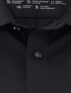 OLYMP jersey overhemd Modern Fit 120264 Zwart Best