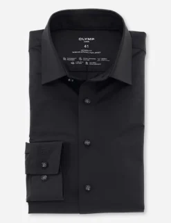 OLYMP jersey overhemd Modern Fit 120264 Zwart Best