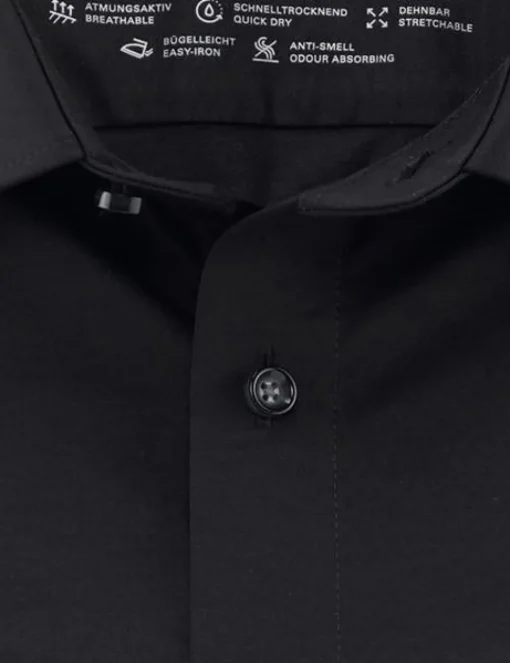 OLYMP jersey overhemd Modern Fit 120264 Zwart Best