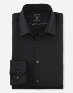 OLYMP jersey overhemd Super Slim Fit 251264 Zwart New