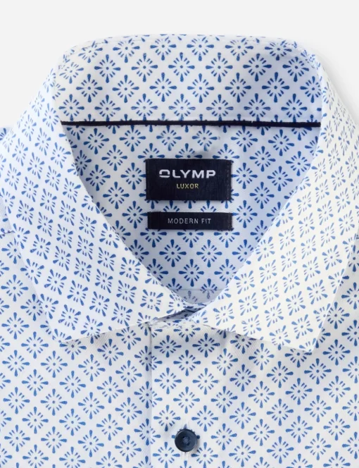 OLYMP overhemd 124972 Wit Fashion