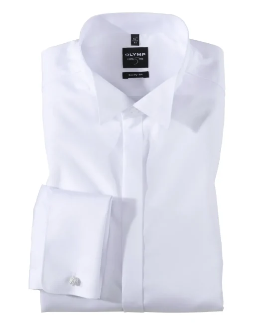OLYMP overhemd Body fit 307765 Wit Sale