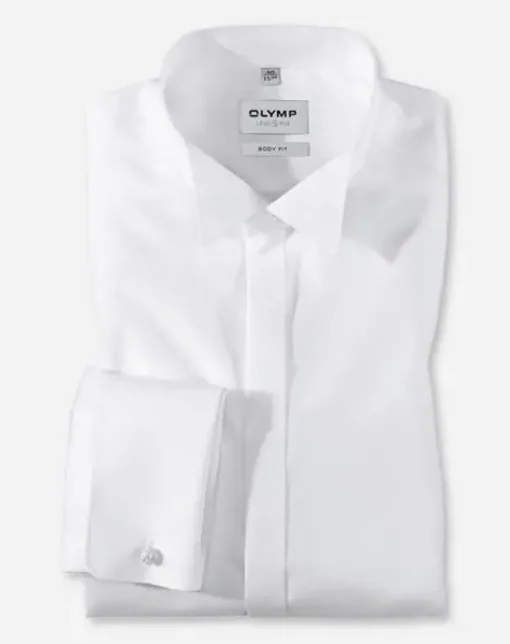 OLYMP overhemd Body fit 307765 Wit Sale