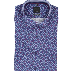 OLYMP overhemd Modern Fit 128432 Rood Discount