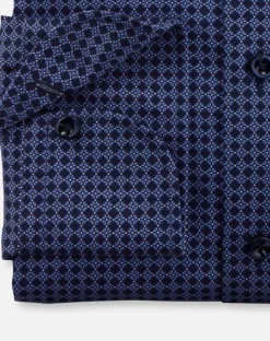 OLYMP SIGNATURE business overhemd Tailored Fit 853544 Donker Blauw Outlet