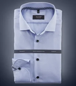 OLYMP SIGNATURE business overhemd Tailored Fit 850034 Blauw Sale