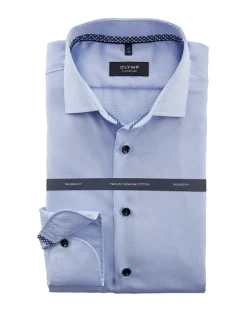 OLYMP SIGNATURE business overhemd Tailored Fit 850034 Blauw Sale