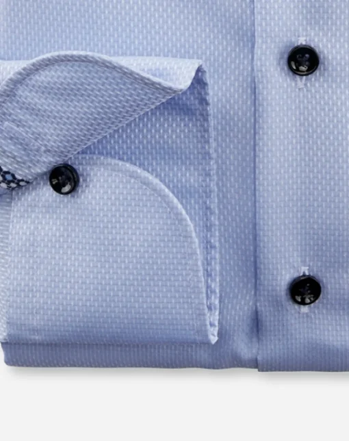 OLYMP SIGNATURE business overhemd Tailored Fit 850034 Blauw Sale