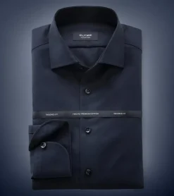 OLYMP SIGNATURE business overhemd Tailored Fit 851574 Donker Blauw Hot