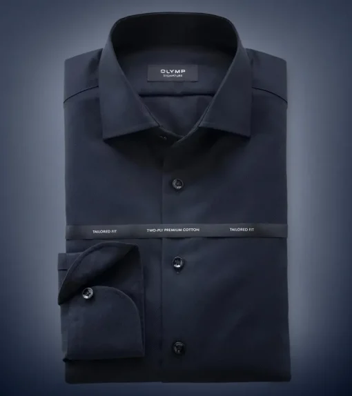 OLYMP SIGNATURE business overhemd Tailored Fit 851574 Donker Blauw Hot