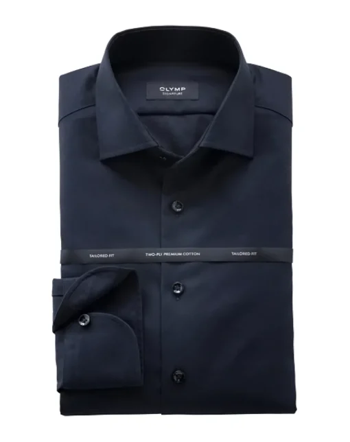 OLYMP SIGNATURE business overhemd Tailored Fit 851574 Donker Blauw Hot