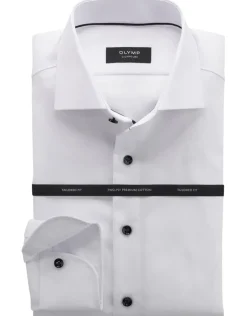 OLYMP SIGNATURE business overhemd Tailored Fit 851574 Wit Discount
