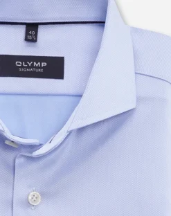 OLYMP SIGNATURE business overhemd Tailored Fit 858584 Hemels Blauw Online