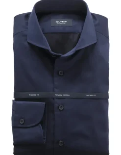 OLYMP SIGNATURE business overhemd Tailored Fit 851884 Donker Blauw Sale