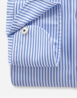 OLYMP SIGNATURE business overhemd Tailored Fit 853674 Blauw Clearance