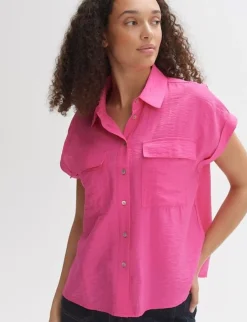 Opus blouse 10300111503100 Roze Online