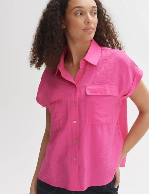 Opus blouse 10300111503100 Roze Online
